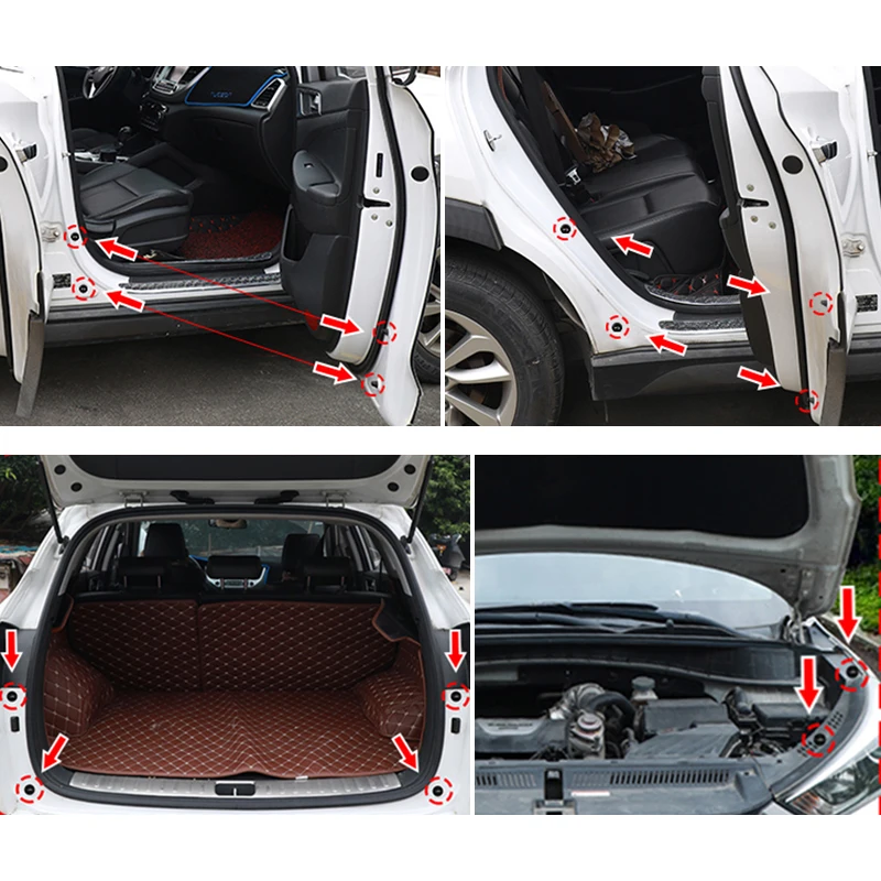 Амортизирующие наклейки на дверь автомобиля звукоизоляционная буферная