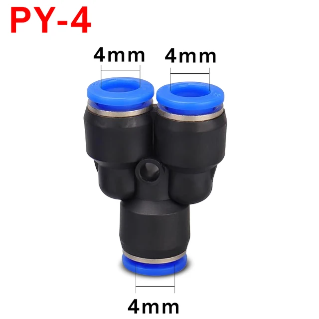 

Пневматический соединитель PY PW 4 для труб 6-12 мм