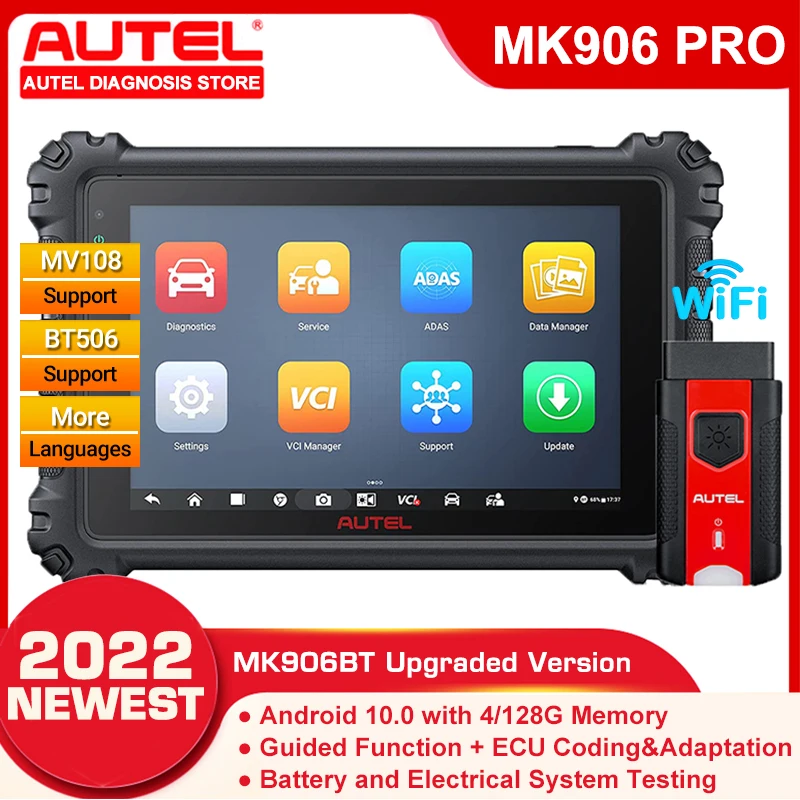 Инструмент для диагностики автомобиля MaxiCOM MK906 Pro Android 2022 10 0 ГГц |