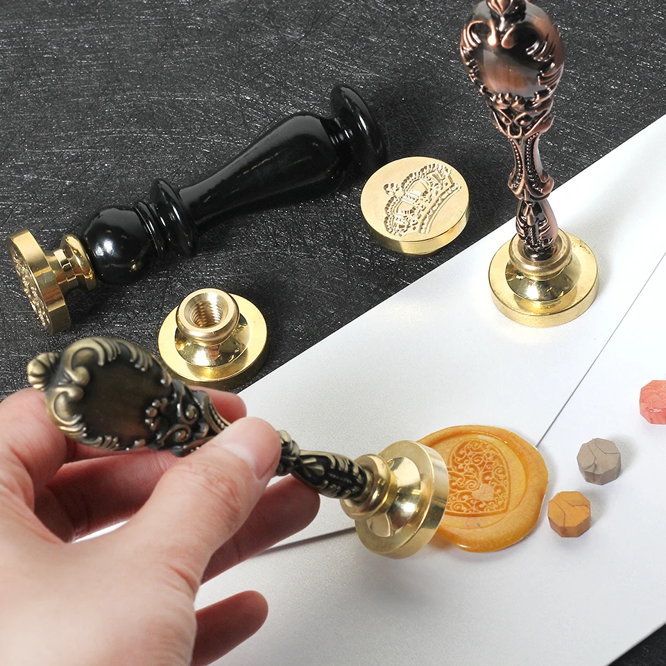 Искусственный штамп в стиле ретро антикварный деревянный скрапбукинг