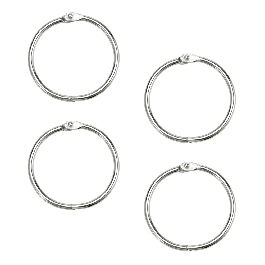 50 шт. брелок для книг кольца переплета небольшой офисный зажим фотографий