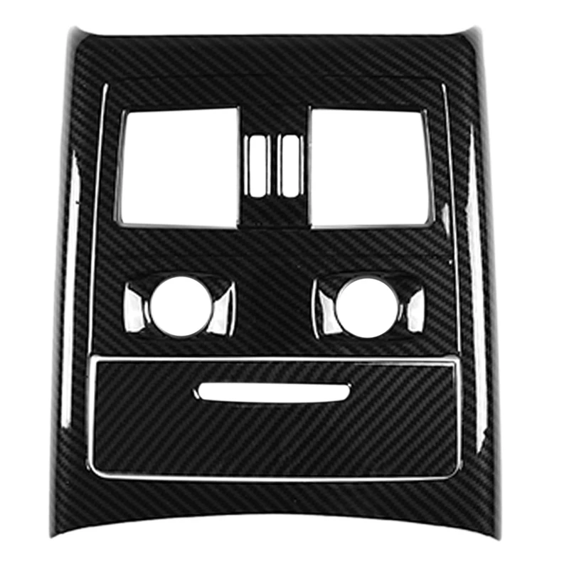 

Car Interior Rear Air Vent Outlet Carbon Fiber Texture Cover Decoration For-BMW 3 Series E90 E91 E92 E93 2005-2012