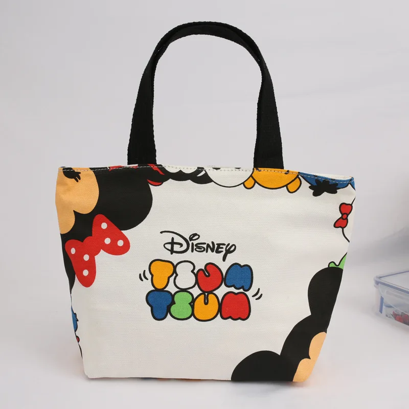 Disney Baby Food Insulation Bags TSUM Mickey Mouse Handbags Baby Organizer Stroller Bag Diaper Bag for Girls Kids Lunch Bags images - 6