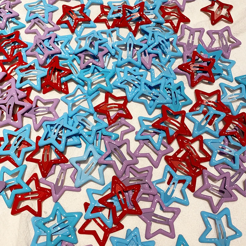 T2K заколки для волос с допамином пятиконечная звезда BB-зажим маленькая челка