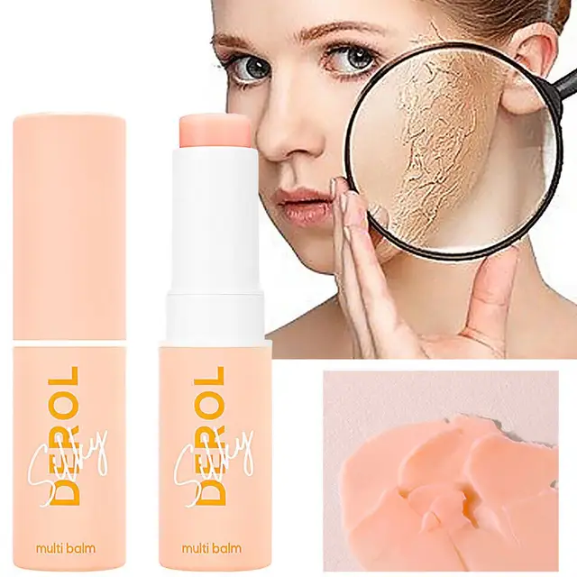 DEROL Moisturizing Balm Stick Anti-Wrinkle Hydrating Dry Skin Multi Balm Cream Easy to Absorb Not Sticky Makeup Stick Balm 1