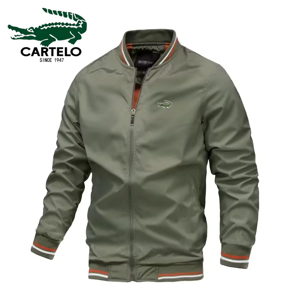 

Spring and Autumn Embroidered Baseball Jacket Men's Leisure Slim Fit Baseball Pilot Jacket New Autumn Fashion High Quality Men's