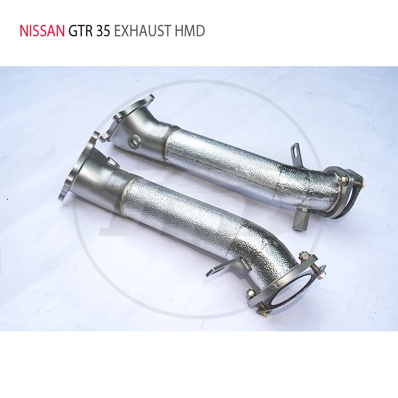 

HMD Downpipe for Nissan GTR35 Car Accessories With Catalytic Converter Header Auto Modification Exhaust Manifold Gasket