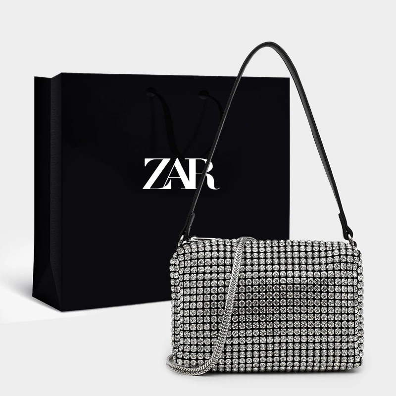 

LC Brand Designer 2022 Za Party Shoulder Bag for Women Shopper Ladies Handbag Female Top Handle Bag High Quality Diamond Luxury