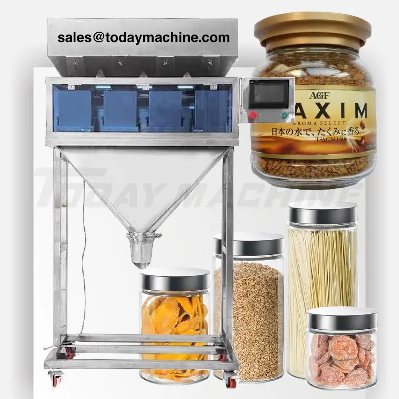 

automatic packaging machine machinery granule granular filling machine multihead linear weigher for sugar