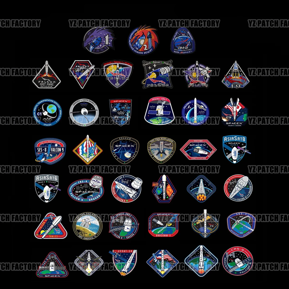 Космический и ракетный Экипаж США звездная Миссия дракона первый Полетный