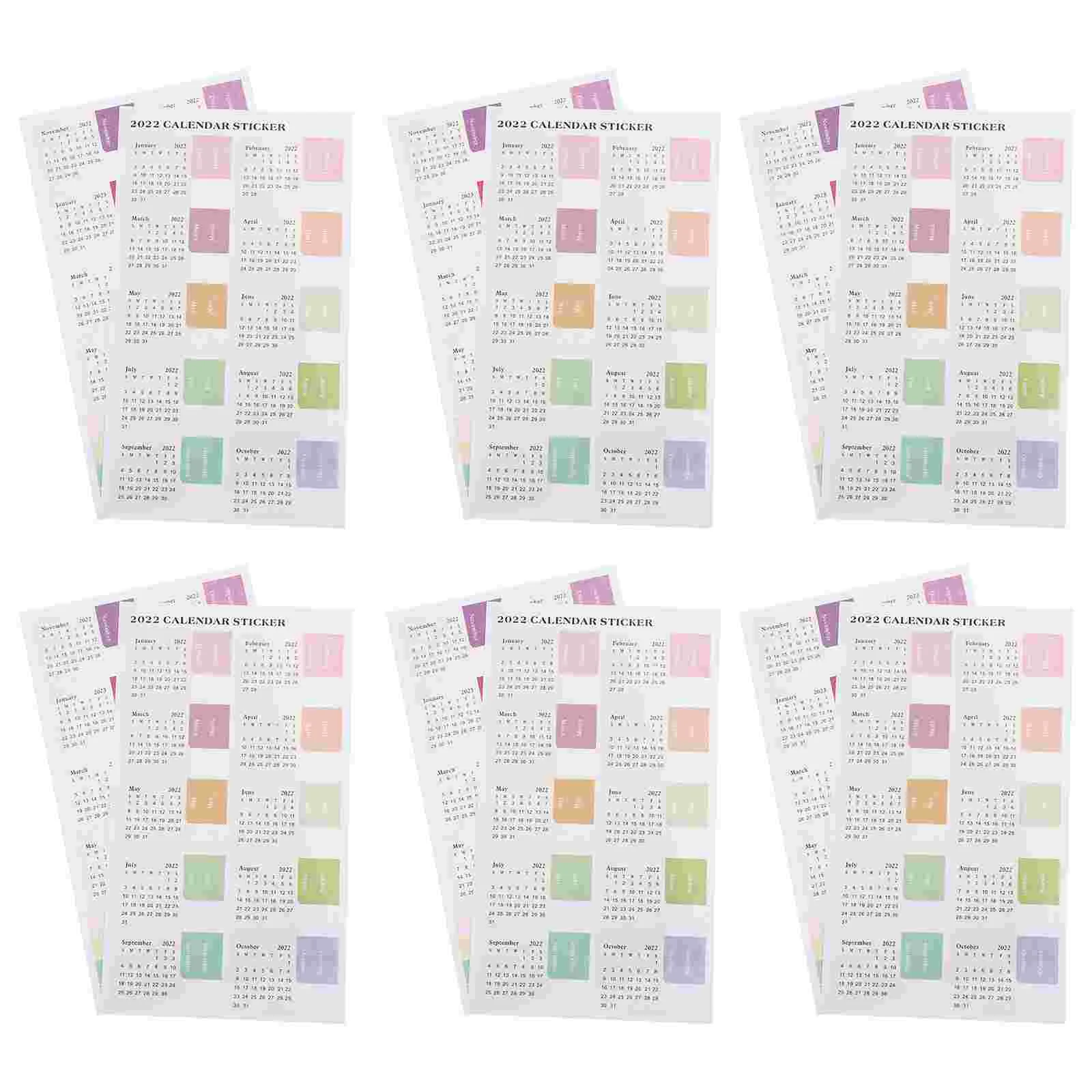 

Calendar Tabs Sticker Stickers Monthly Planner Adhesive Labelnote Page Classification Labels Reminder Fluorescent Notebook Book