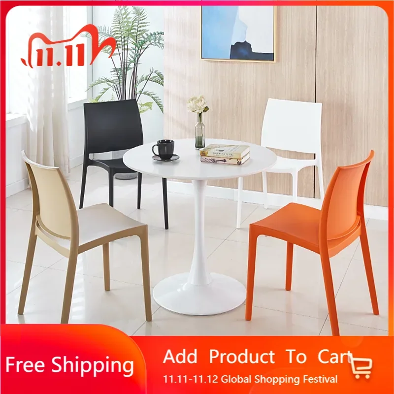 

Modern Back Vanity Office Accent Chair Wedding Dinner Stool Unique Mobile Chairs Minimalist Sillas Comedor Balcony Furniture