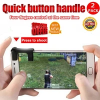1 pairs mobile phone gaming trigger fire button smartphone shooter controller for pubg games accessories