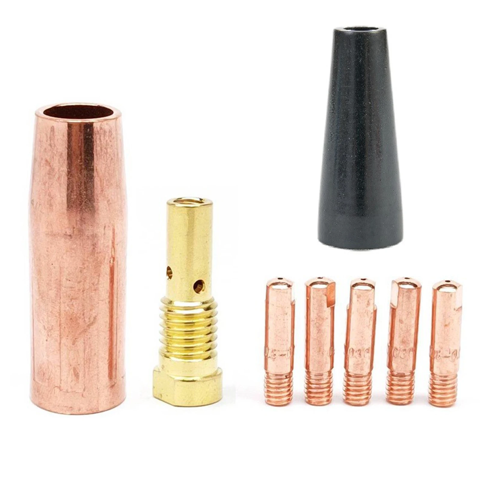 

8pcs .035” Nozzle Tip ELECTRIC 170 MIG Flux Cored Welder 68885 97503 61888 57865 Conductive Tip Protective Cover Welding Parts