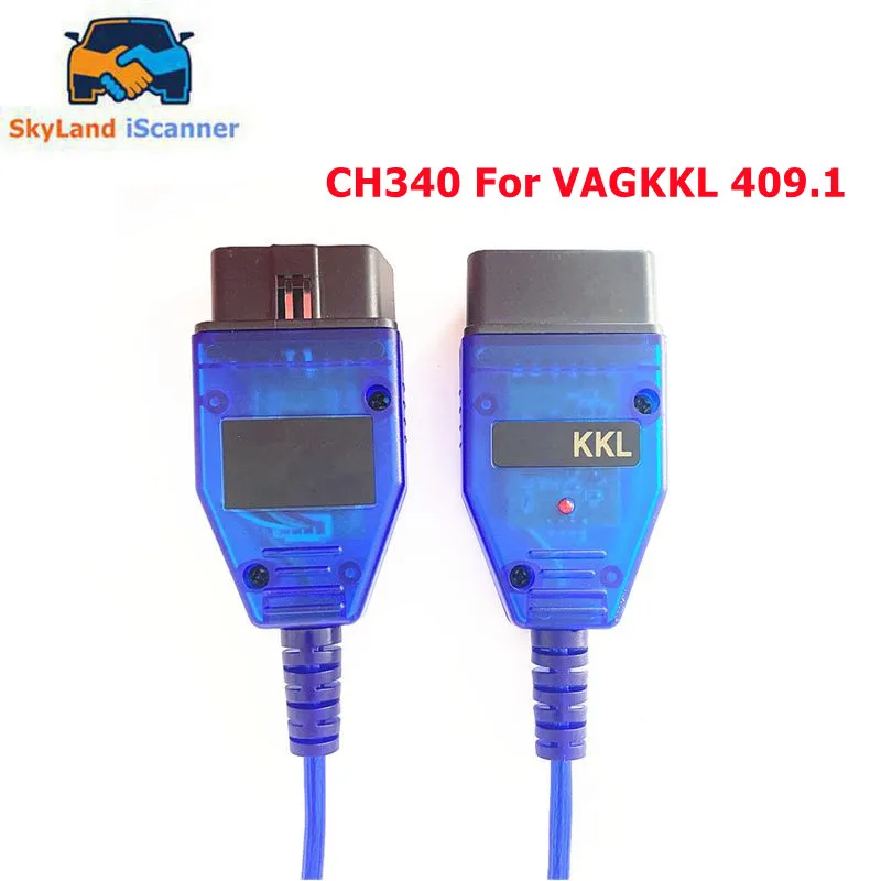 Диагностический интерфейс CH340 для VAG KKL 409 1 диагностический сканер VAG409 OBD2