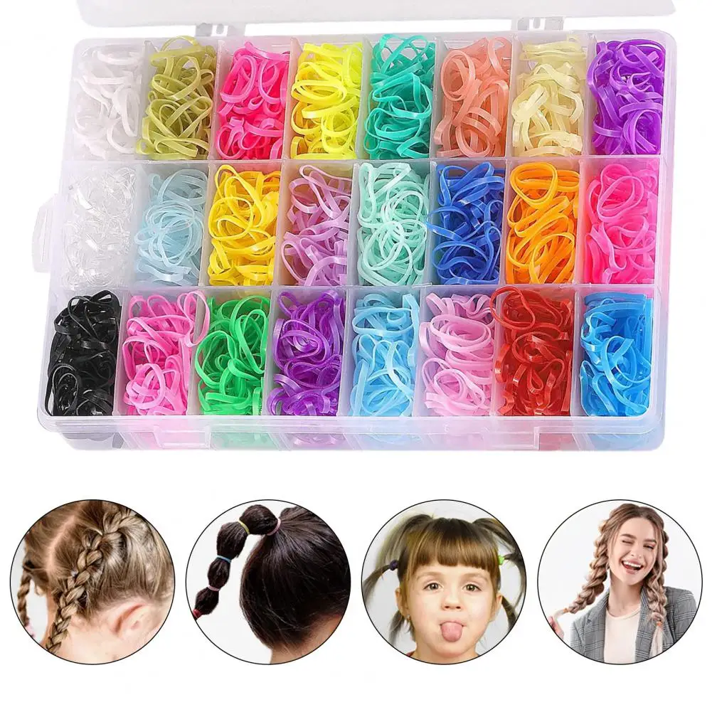 

1 коробка простая устойчивая к разрыву резинка для волос без повреждений для маленькой девочки аксессуары для волос резинка для волос