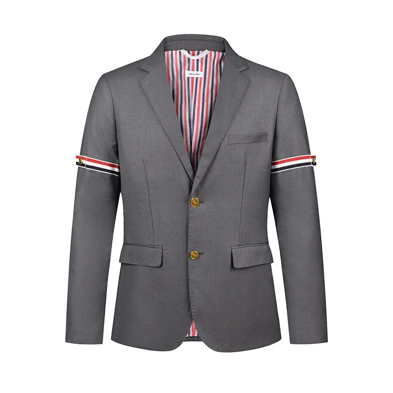 2551-R-Корейская версия весенне-осеннего костюма для отдыха мужчин деловой