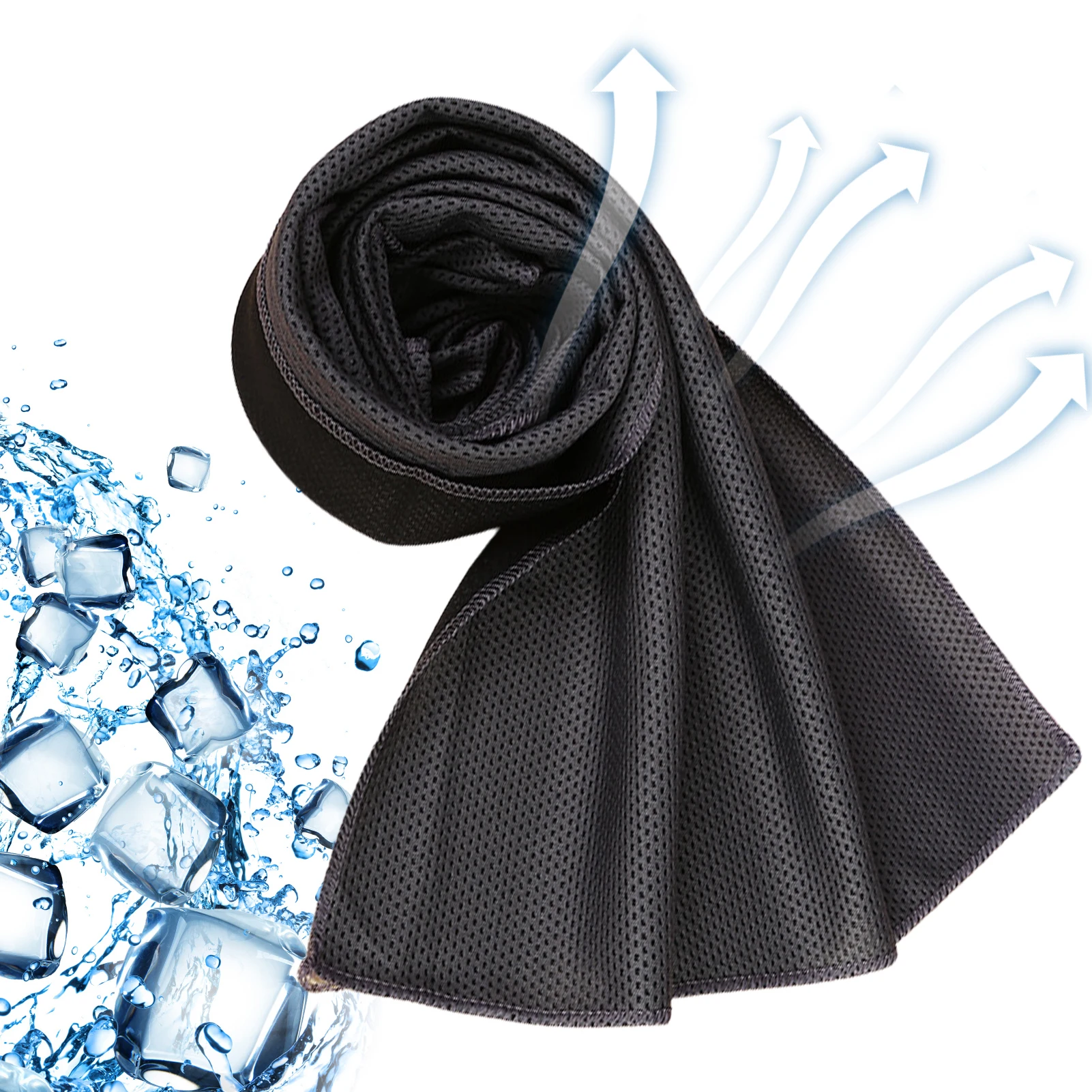 S For Hot Weather Neck And Face Microfiber Towel For Yoga Running Gym Workout B2cshop