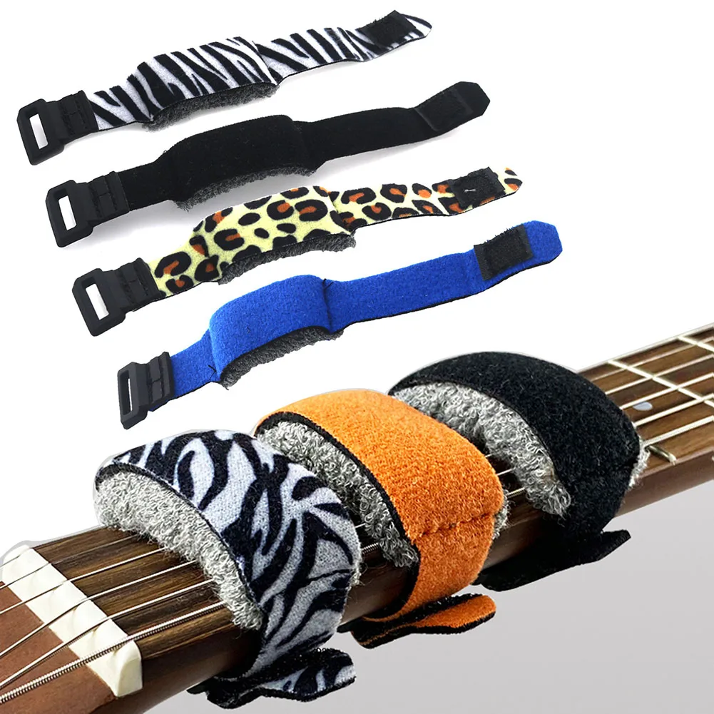 

1pc Guitar String Mute Adjustable Tension Fretboard Muting Acoustic Lectric Guitar Bass Fret Mute String Wraps Guitar Accessorie