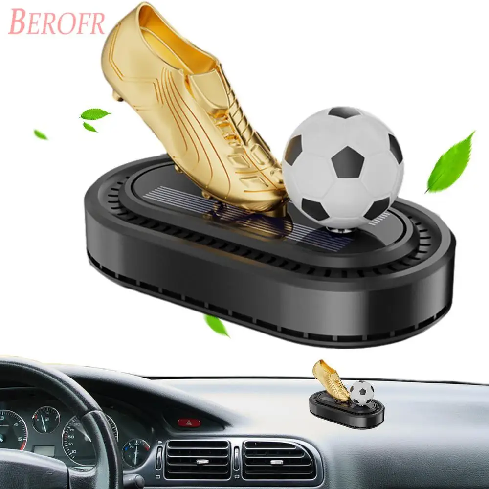 

Освежитель воздуха на солнечной батарее для автомобиля, освежитель воздуха с проектором в виде футбольного мяча, для салона, аксессуары для украшения интерьера