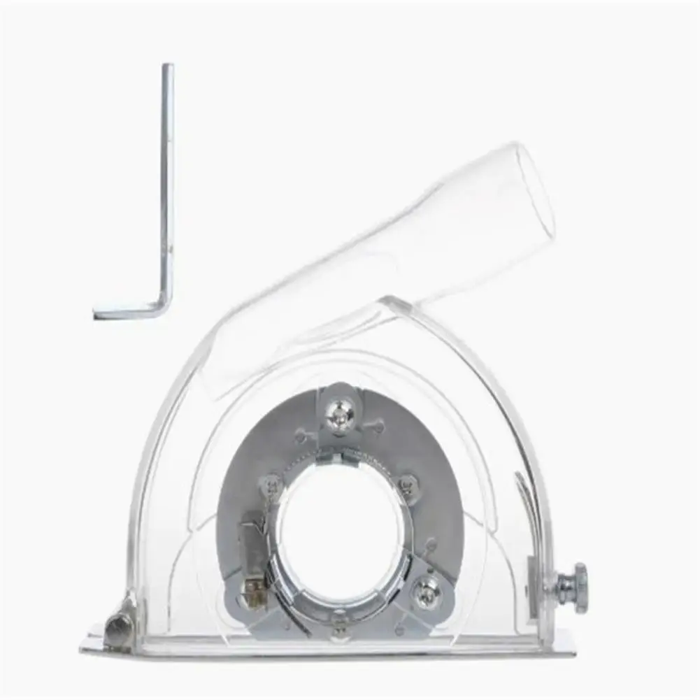 

Clear Cutting Dust Shroud Easy Installation Dust Cover For 3"/4"/5" Saw Blades Hand Angle Grinder (without grinder and vacuum ）
