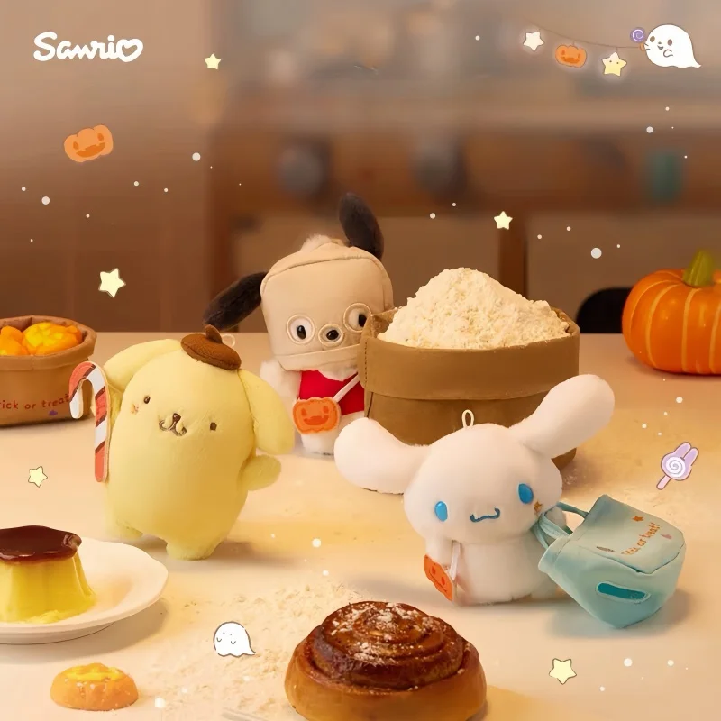 Sanrio Хэллоуин милый призрак Куроми Cinnamoroll My Melody Onpompurin Glow Kawai Hello Kitty кулон детский