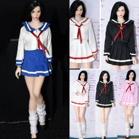 112 female soldier sailor suit school uniform students sexy cosplay japanese school uniform set for 6 in action figure model