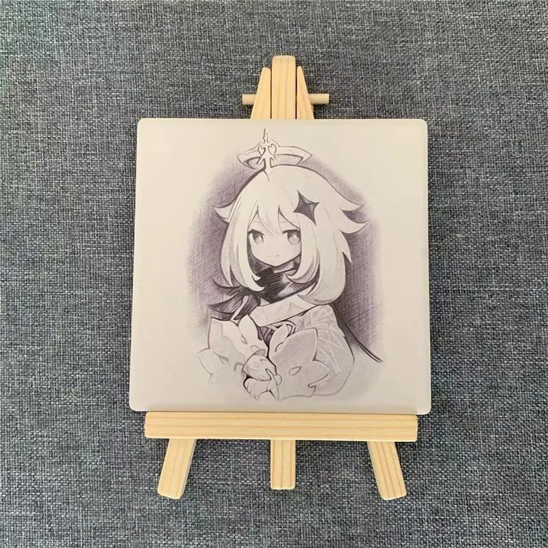 Genshin ударная фигурка Paimon Портретные игрушки 10 см ПВХ версия Q Мини Милая модель