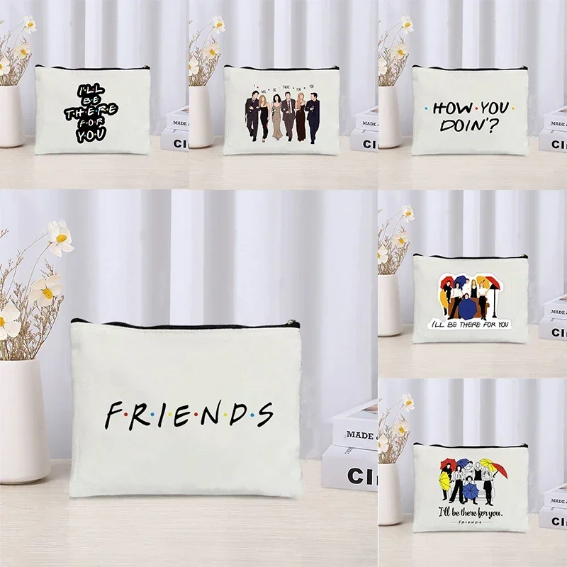 Сумка для макияжа ТВ-шоу друзей женщин дорожный косметический Органайзер