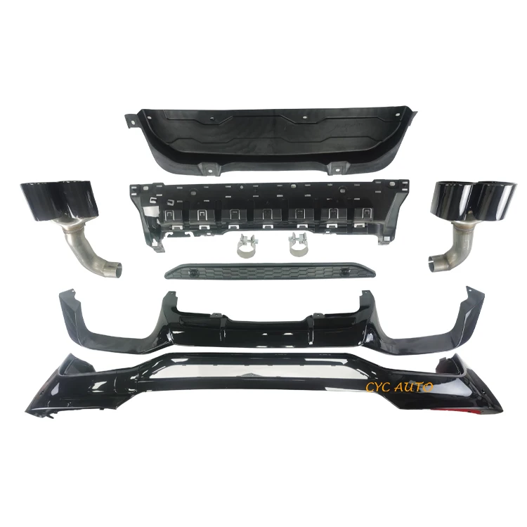 

Auto X4 series upgrade diffuser for G02 X4M rear diffuser with pipe car parts bodykit