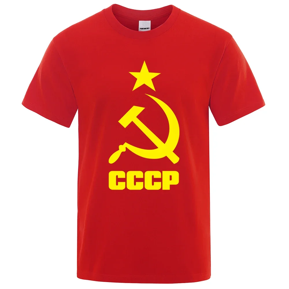 Мужская футболка CCCP из хлопка