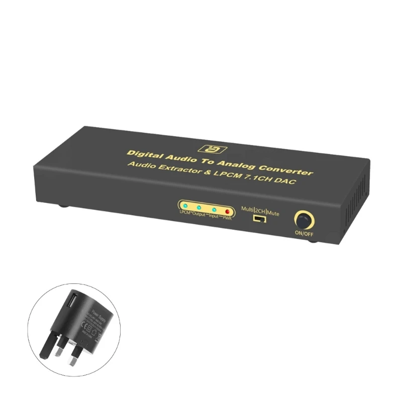 

Extractor 4K30Hz Converter Adapter, 7.1CH LPCM DAC- Drop Shipping