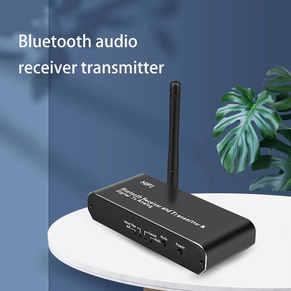 Фото Беспроводной цифро-аналоговый аудиопреобразователь DAC с Bluetooth приемником передатчиком для Hi-Fi стерео аудио Bluetooth DAC №3
