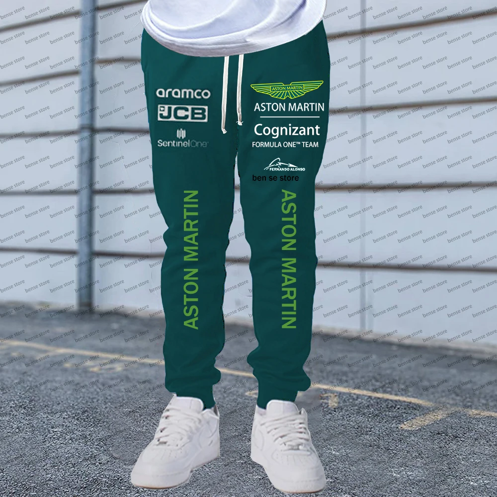 

2023 Autumn New F1 Racing Competition Aston Martin Outdoor Extreme Sports 14 Driver Alonso Fans Pants Hot Oversized Sports Pants