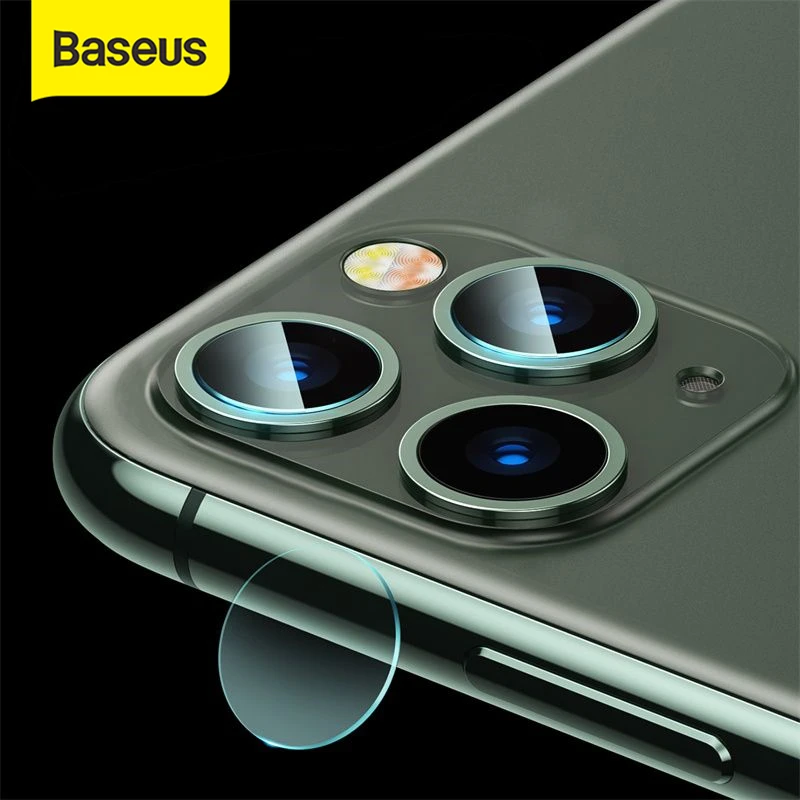 

Baseus Back Camera Lens Protector For iPhone 12 11 Pro Max Tempered Glass Lens Glass For iPhone X XS Lens Protection Film Full