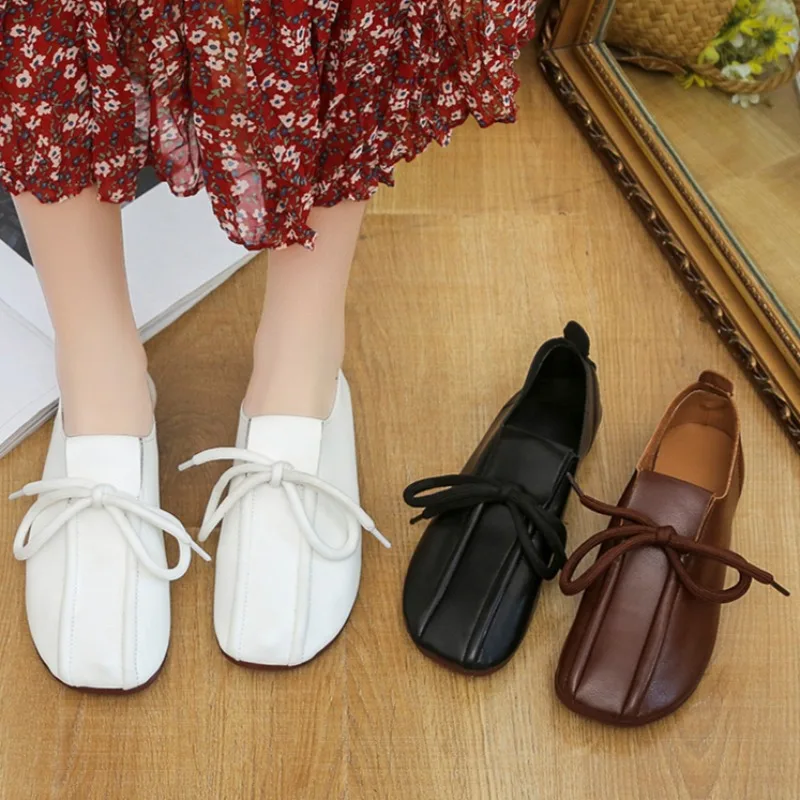 Женские кроссовки универсальные мягкие слипоны мокасины осенняя новая