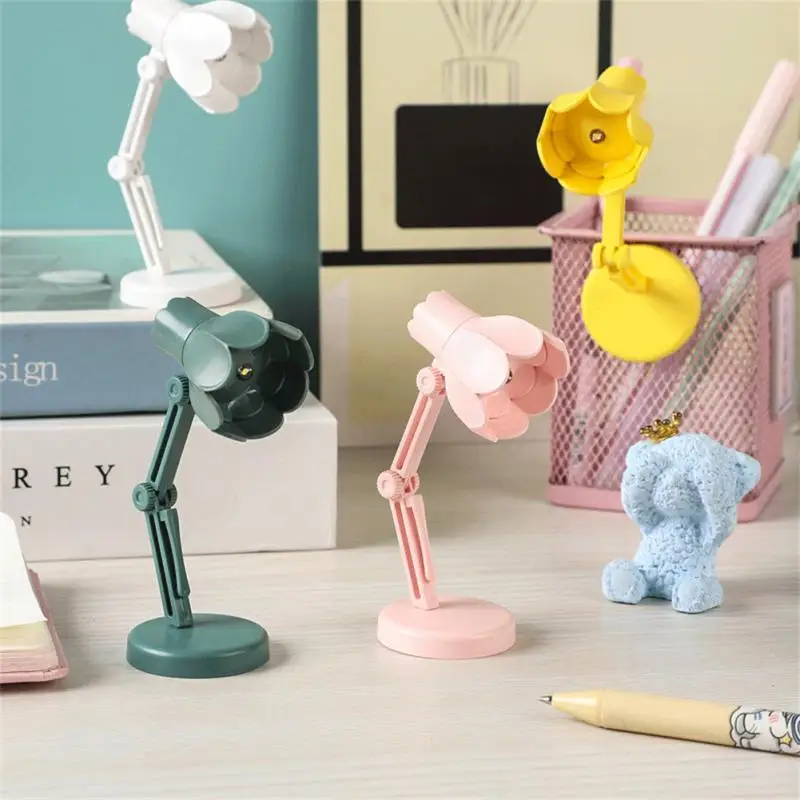 

1pcs LED Table Lamp Plastic Foldable Night Reading Book Lamps Detachable Base Computer Notebook Laptop Bedroom Night Light