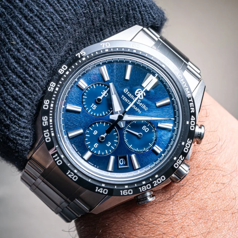 

New Grand Seiko Premium Luxury Watch SLGC001G Series Men's Multi-functional Timing Business Automatic Date Clock Quartz Watch