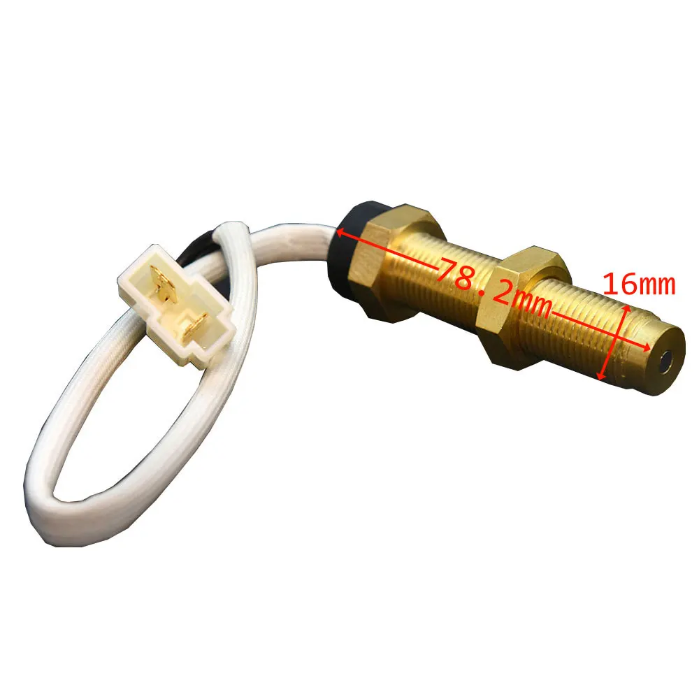 

Датчик скорости дизельного двигателя M18 M16X1.5, датчик скорости генератора, сенсор, подходит для оборотов в минуту, автомобильного тахометра, грузовика, яхты, лодки