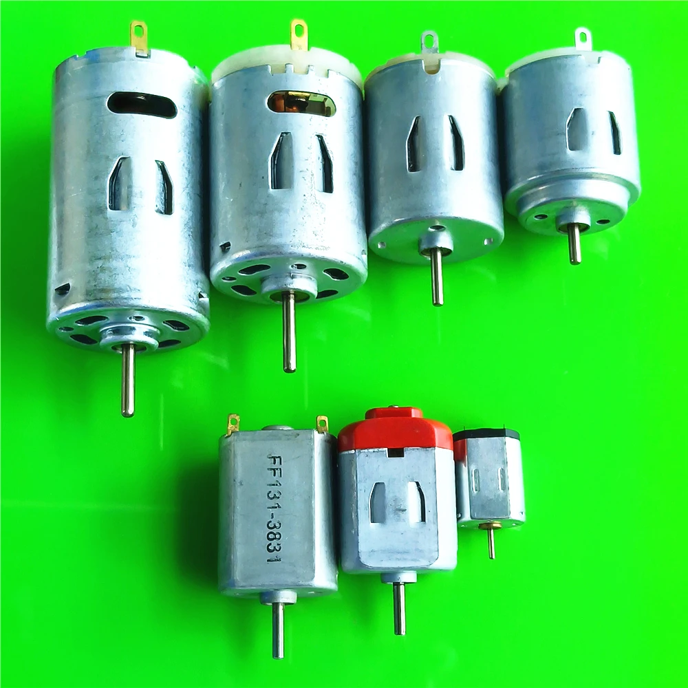 2 шт./партия 7 видов двигателей постоянного тока Микро Мини 130 390 R260 R280 N20 щетка DIY модель игрушечного вентилятора Tand вертолета лодки запчасти Прямая поставка