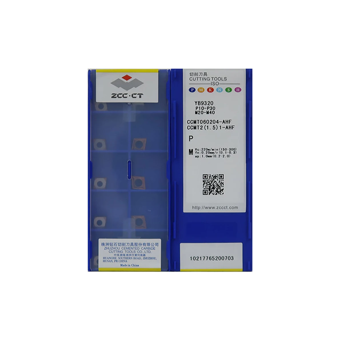 

ZCC CT 100% Original CCMT CCMT06 CCMT0602 CCMT09 CCMT060204 CCMT09T304 AHF YB9320 Turning Inserts