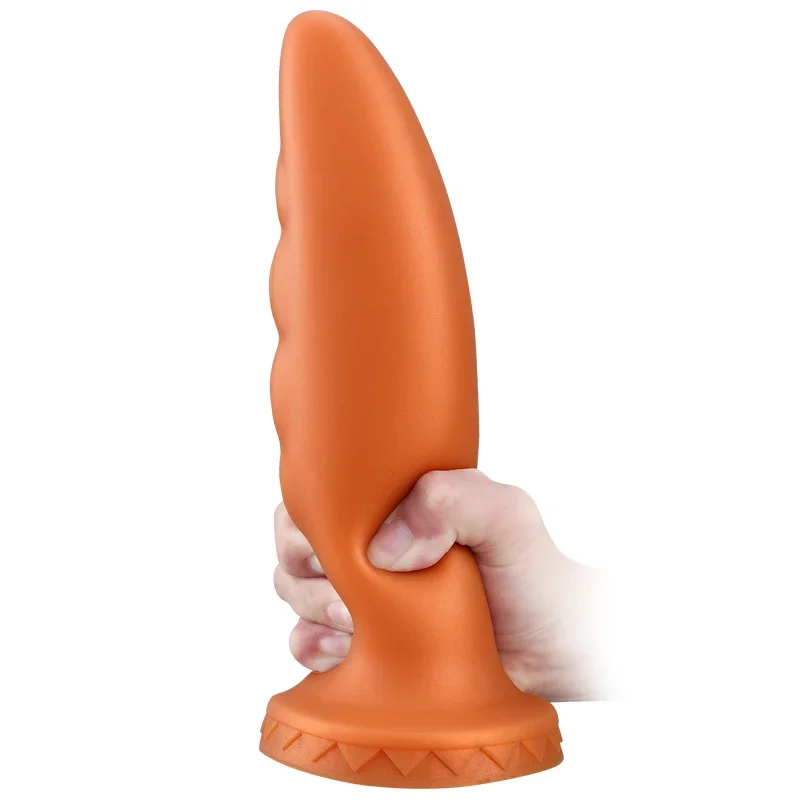 Жидкий силиконовый большой фаллоимитатор большое яйцо анальная пробка мягкий