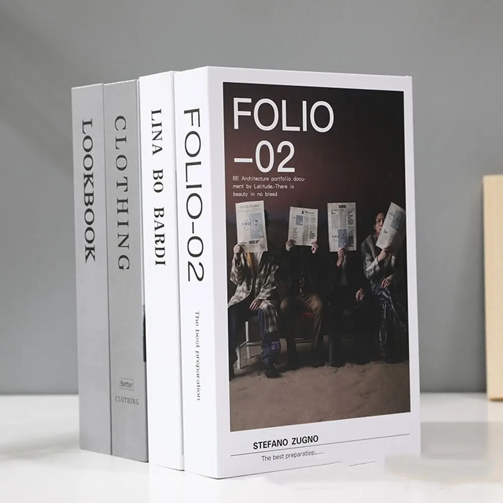 Настоящая складная поддельная книга английская современная имитация 3D
