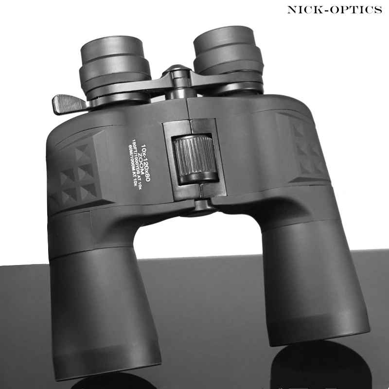 

Powerful professional Zoom 10-120X80 HD Binoculars high magnification Lll Night Vision hunting telescope wide angle binocular
