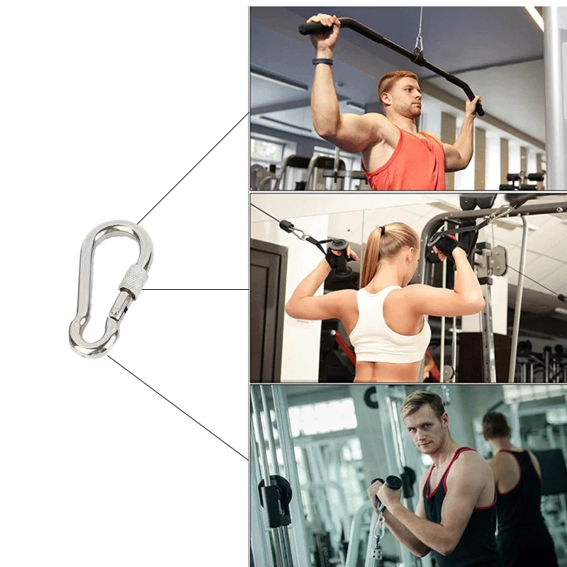 4 шт нержавеющая сталь высокопрочный карабин snap hook брелок несколько моделей