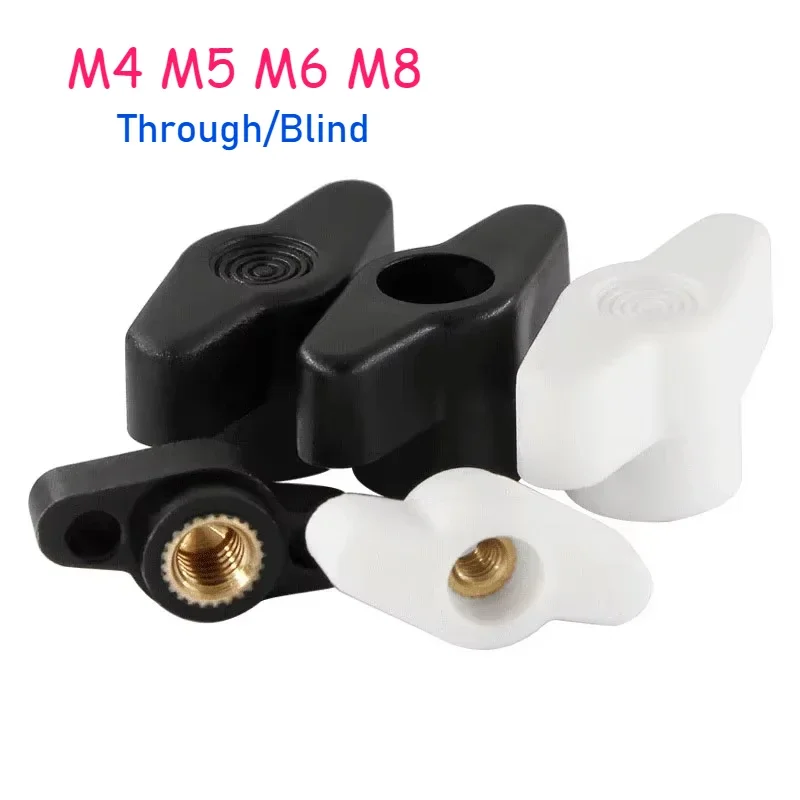 

M4 M5 M6 M8 27 # 36 # Т-образный сливовый бакелит, затягивающиеся вручную гайки, пластиковая головка-бабочка, ручная ручка, гайка через отверстие/слиповое отверстие