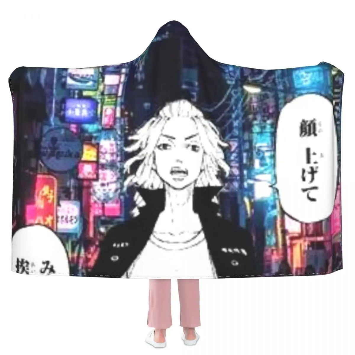 

Мягкое Флисовое одеяло с капюшоном Mikey, супермягкое модное покрывало для путешествий