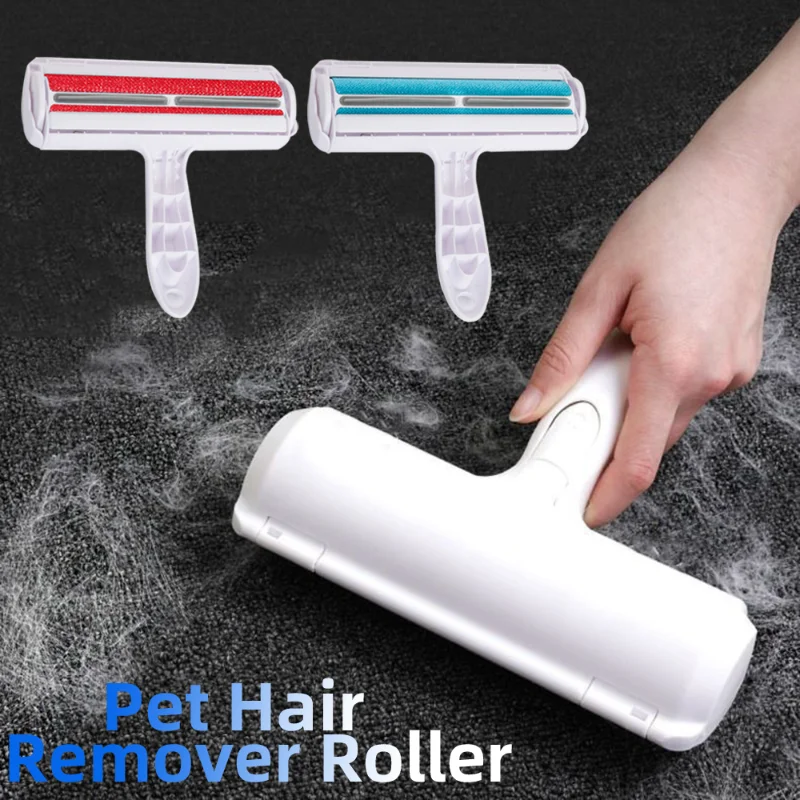 

Pet Hairs Roller Remover Lint Brush Dog Cat Comb Tool One Hand Operate Way Pet Hair Removers Roller Removing Hair Remover Tools