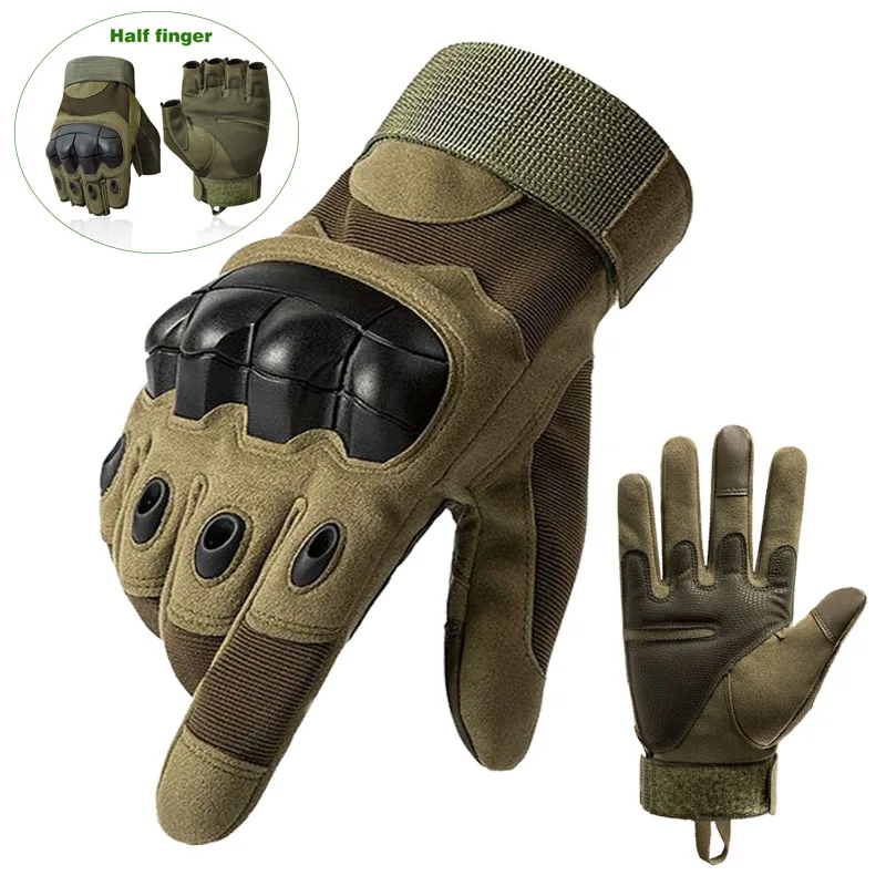 

Men's Tactical Gloves Touch Mountaineering Hunting Hiking Shooting Sports Motorcycle Cycling Gloves Military Uniform Gauntlets