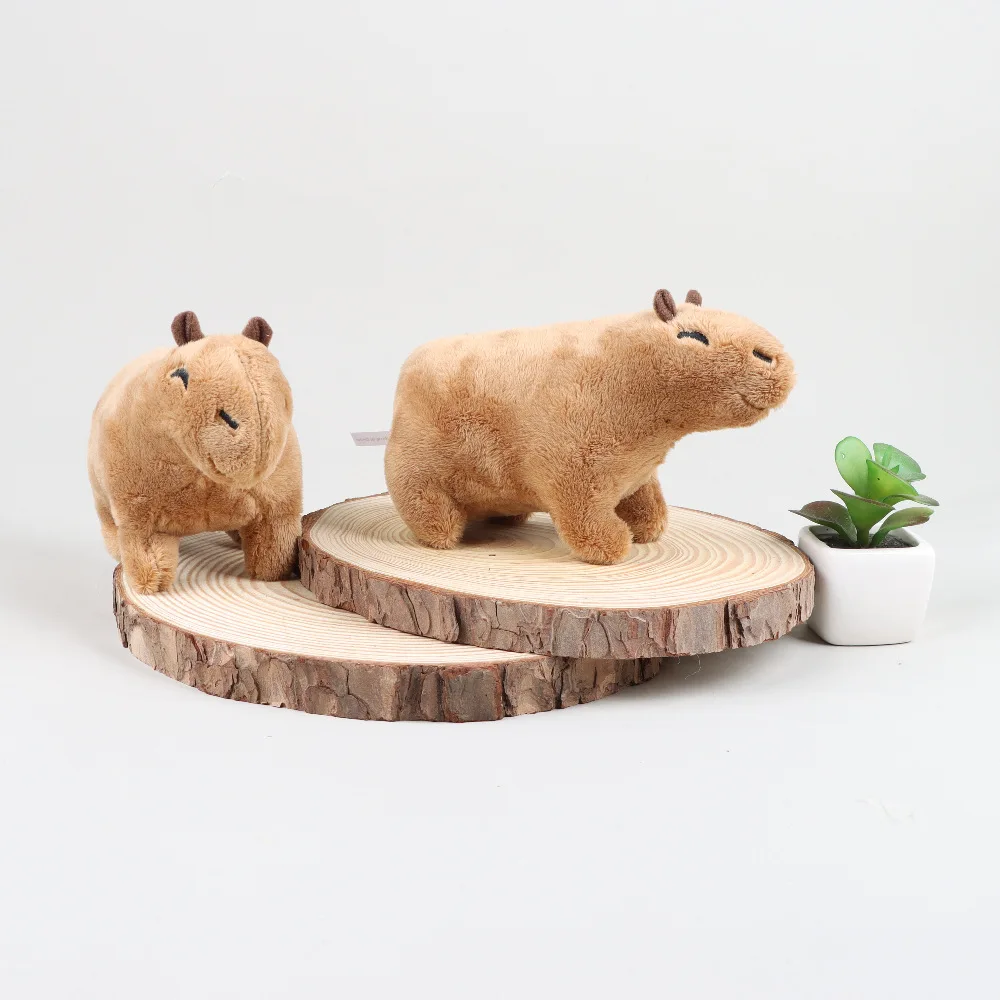 

New Capybara Rodent Plush Toy Cartoon Animal Hydrochoerus Hydrochaeris Plush Doll Soft Toy Christmas Gift Toys For Kids Gifts